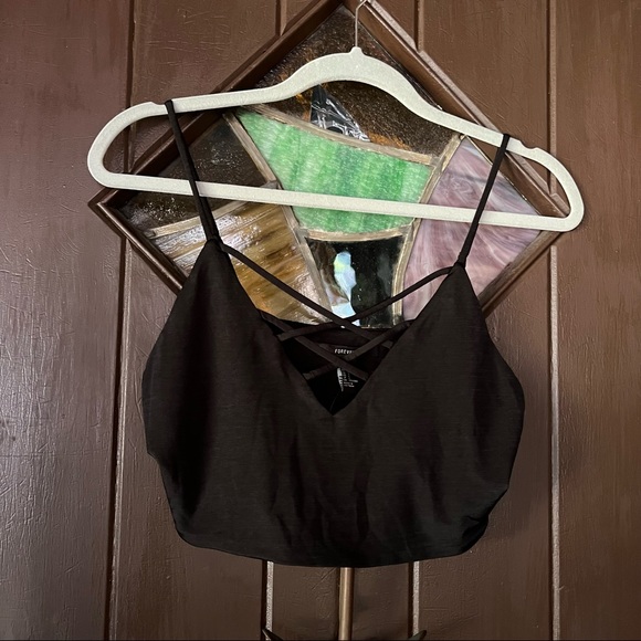 MOVING SALE! Forever 21 lace crop top - Picture 1 of 5